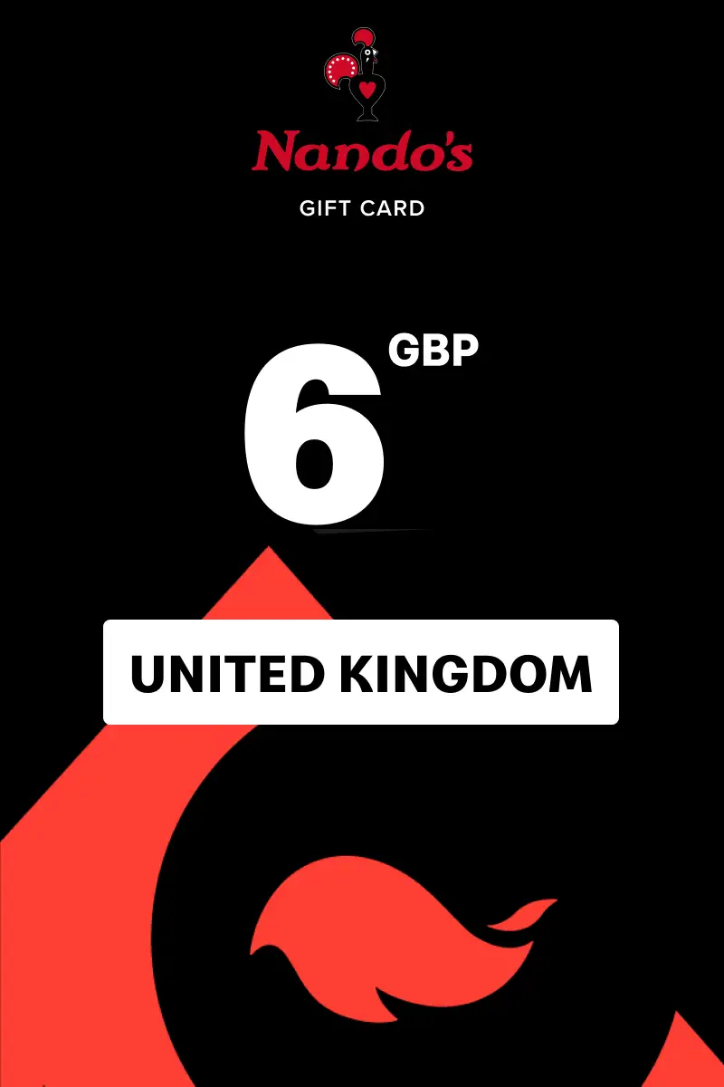 Nando's 6 GBP Gift Card (United Kingdom) - Digital Key