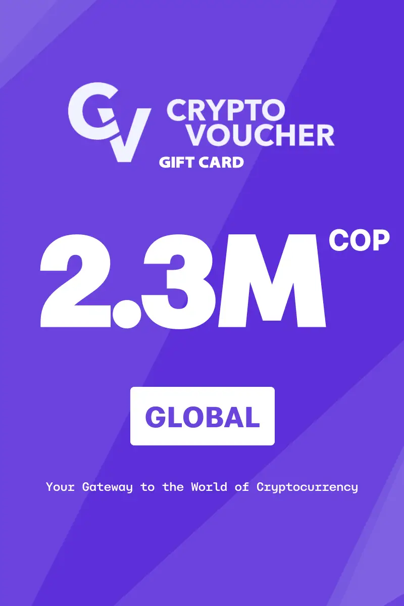 Crypto Voucher 2300000 COP Gift Card (Global) - Digital Key