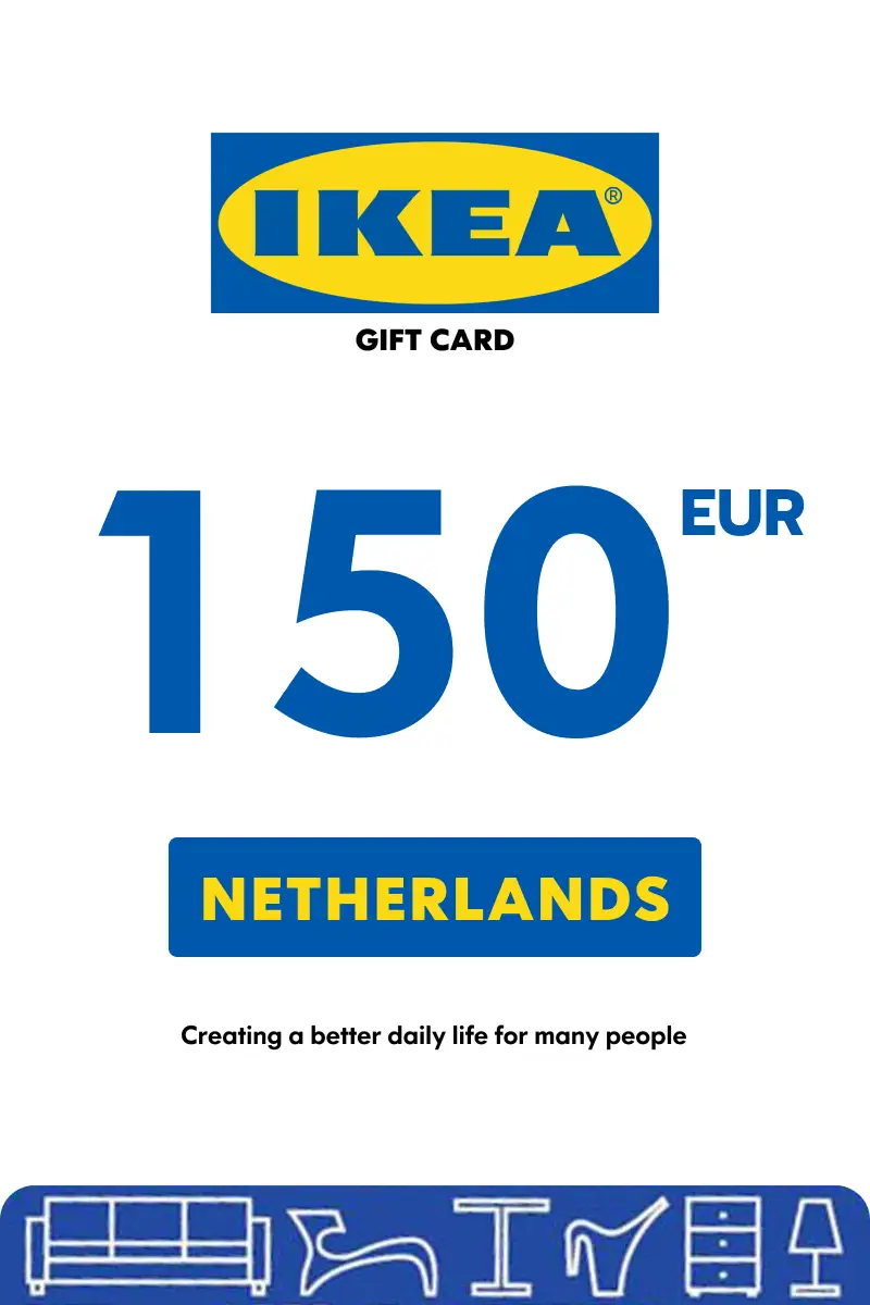IKEA 150 EUR Gift Card (Netherlands) - Digital Key