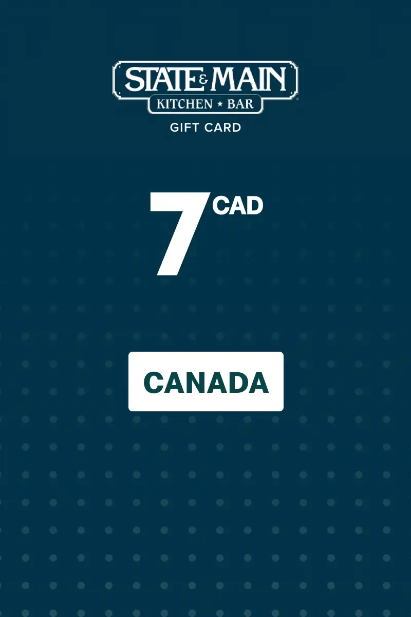 State and Main 7 CAD Gift Card (Canada) - Digital Key