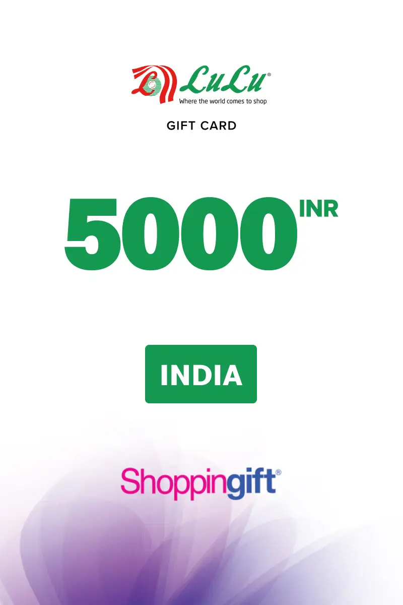 Lulu Hypermarket 5000 INR Gift Card (India) - Digital Key