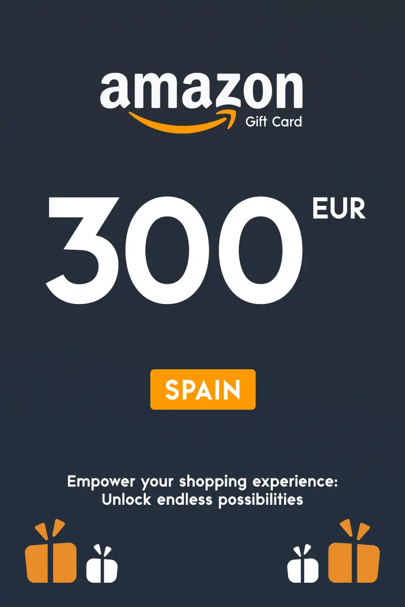Amazon 300 EUR Gift Card (Spain) - Digital Key