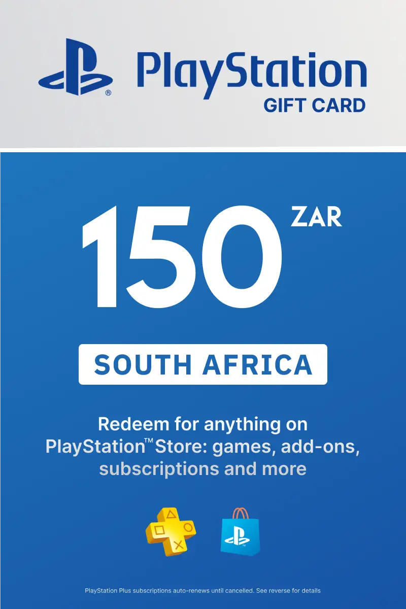 PlayStation Store 150 ZAR Gift Card (South Africa) - Digital Key