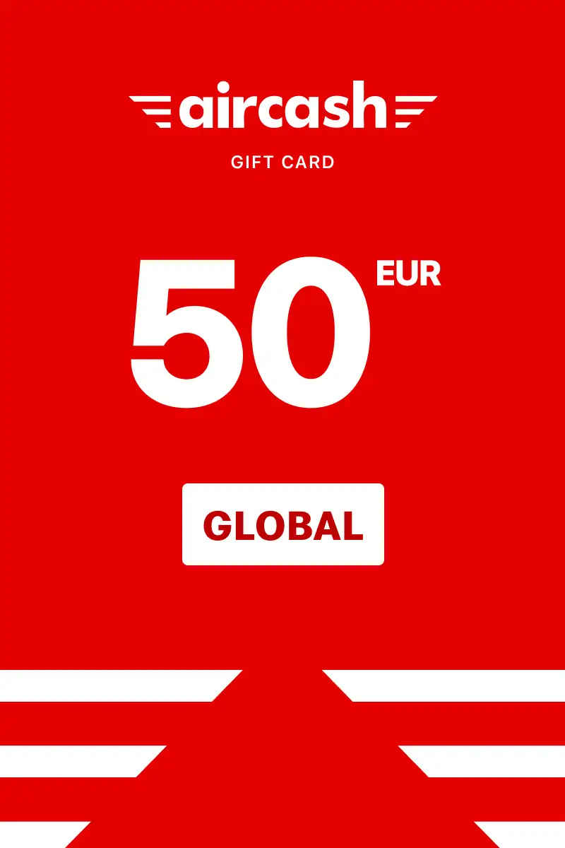AirCash 50 EUR Gift Card (Global) - Digital Key