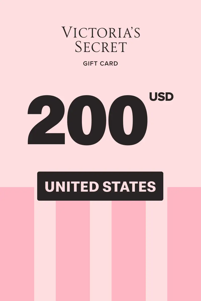 Victoria's Secret 200 USD Gift Card (United States) - Digital Key