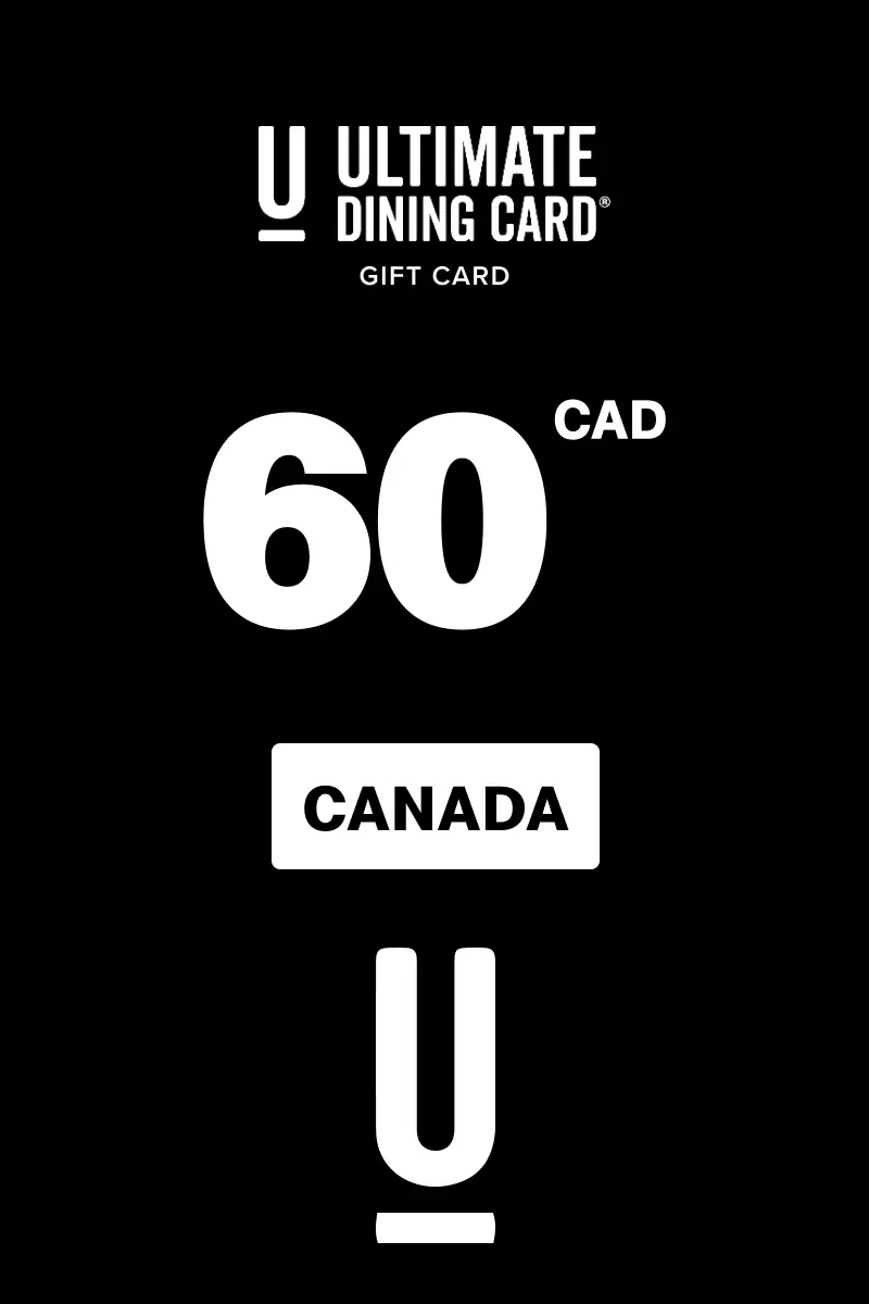 The Ultimate Dining 60 CAD Gift Card (Canada) - Digital Key