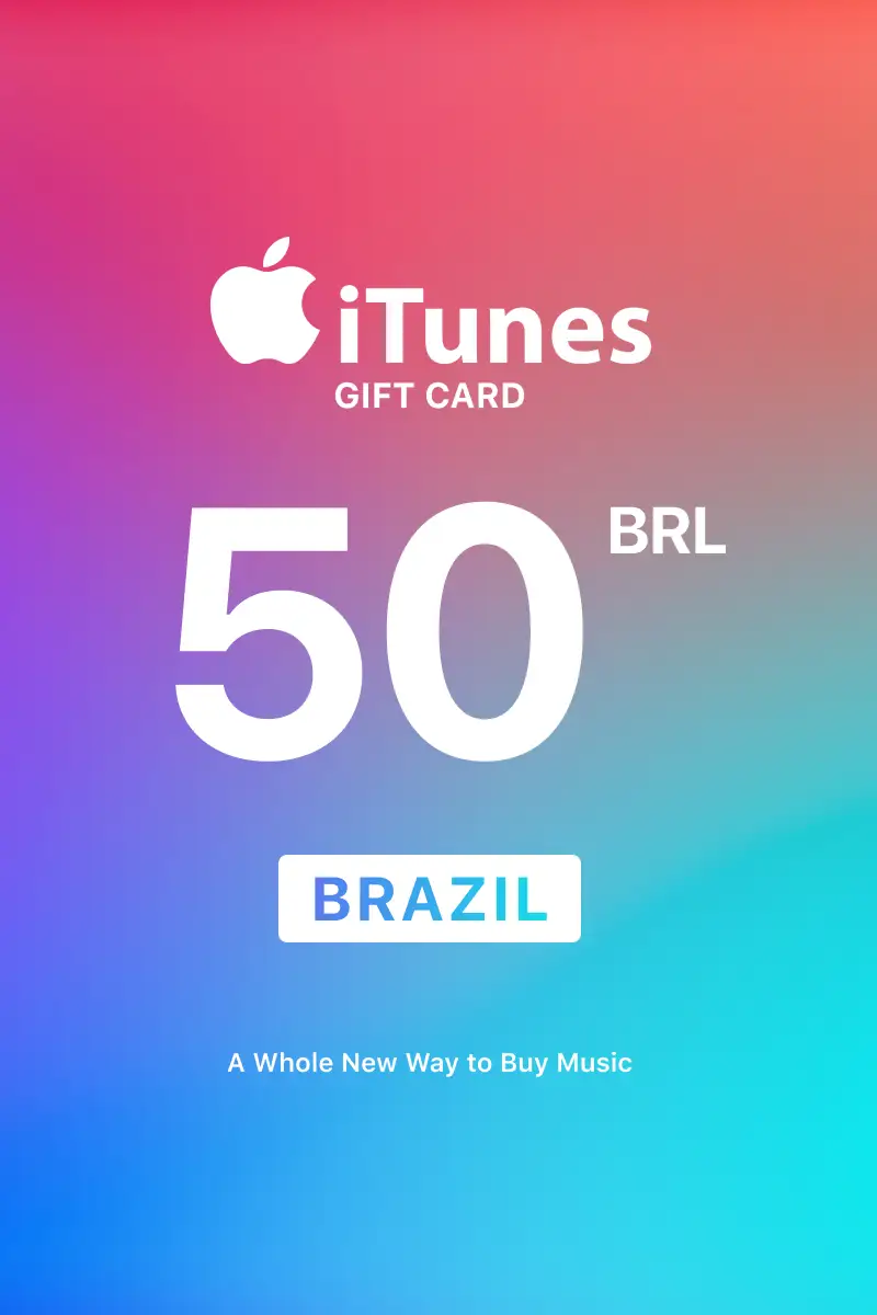 Apple iTunes 50 BRL Gift Card (Brazil) - Digital Key