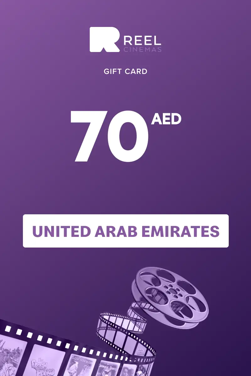 Reel Cinema 70 AED Gift Card (United Arab Emirates) - Digital Key