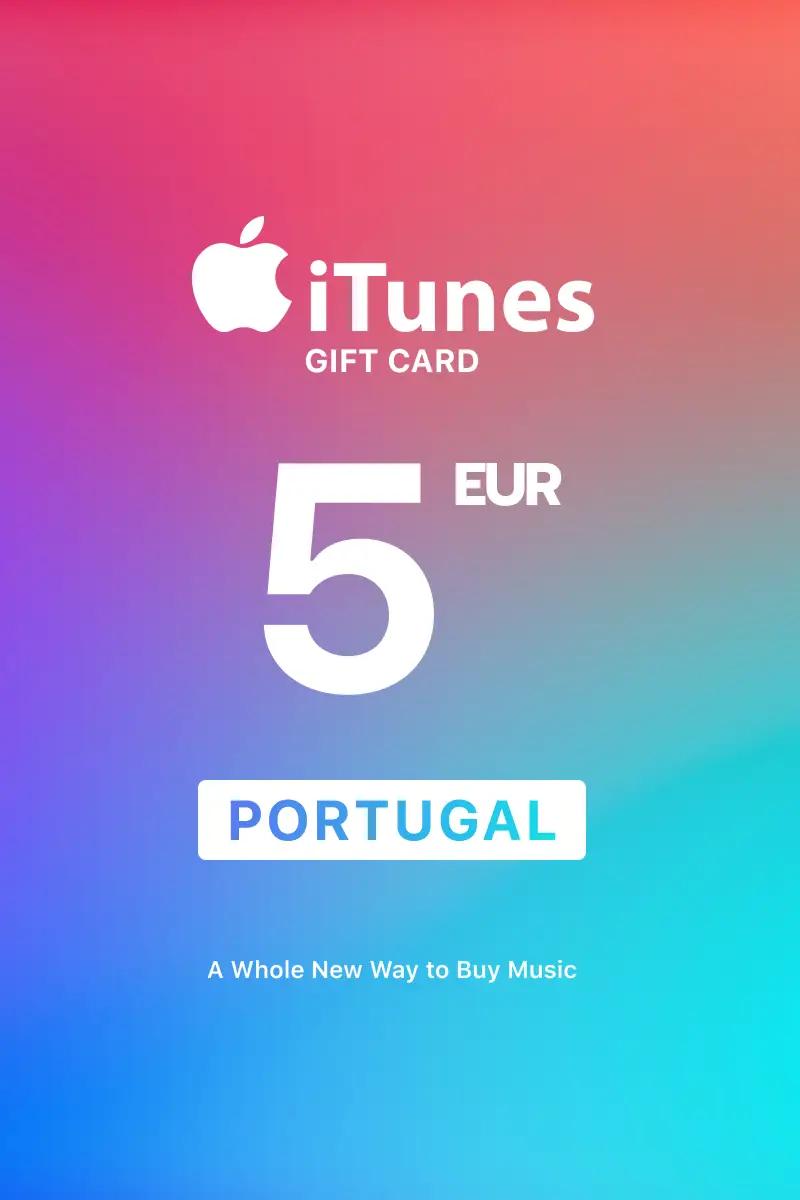 Apple iTunes 5 EUR Gift Card (Portugal) - Digital Key