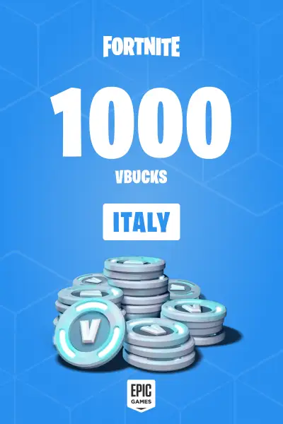 Fortnite - 1000 V-Bucks Card (Italy) - Epic Games - Digital Key