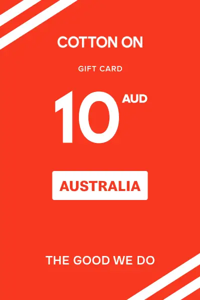 Cotton On Group 10 AUD Gift Card (Australia) - Digital Key