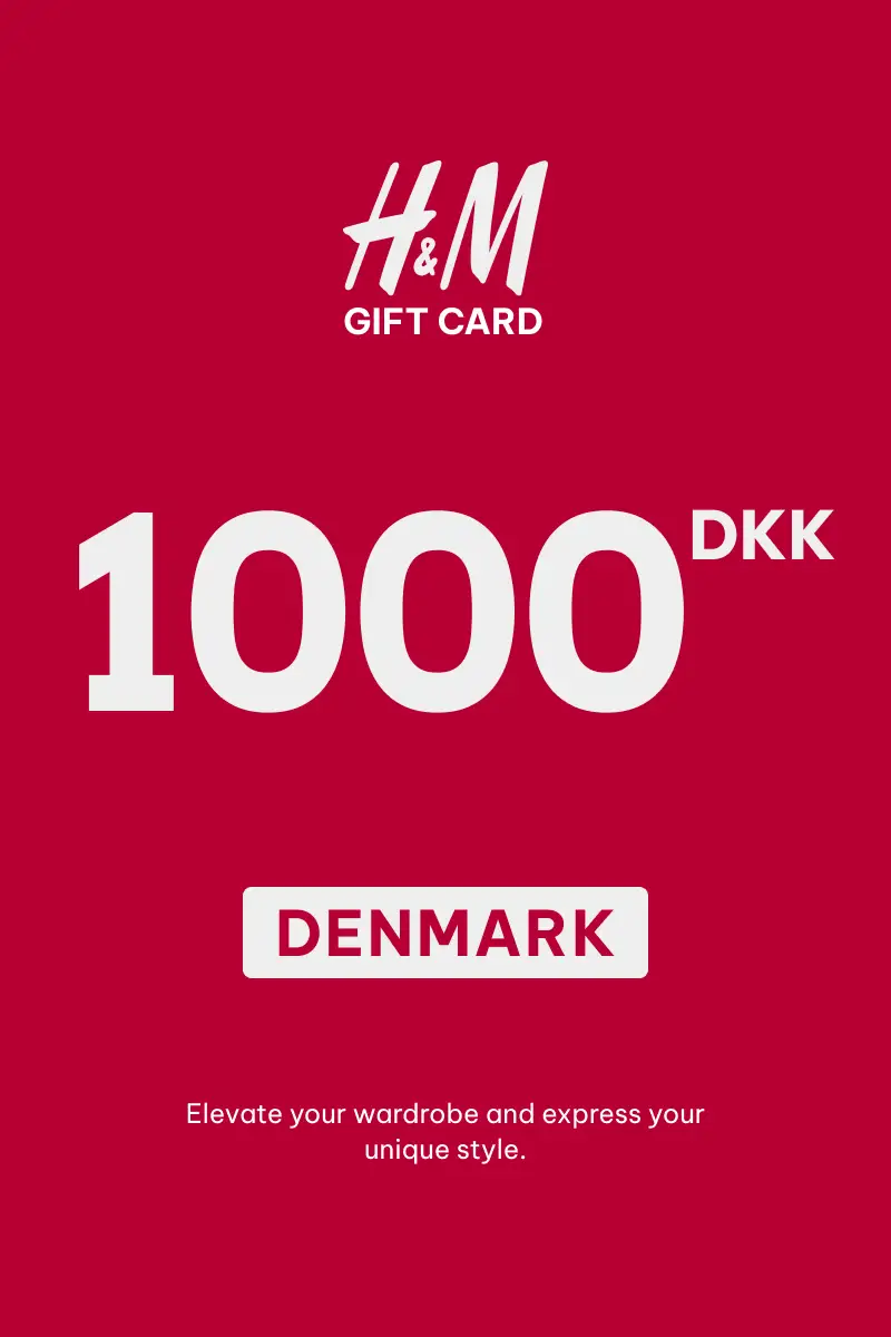 HandM 1000 DKK Gift Card (Denmark) - Digital Key
