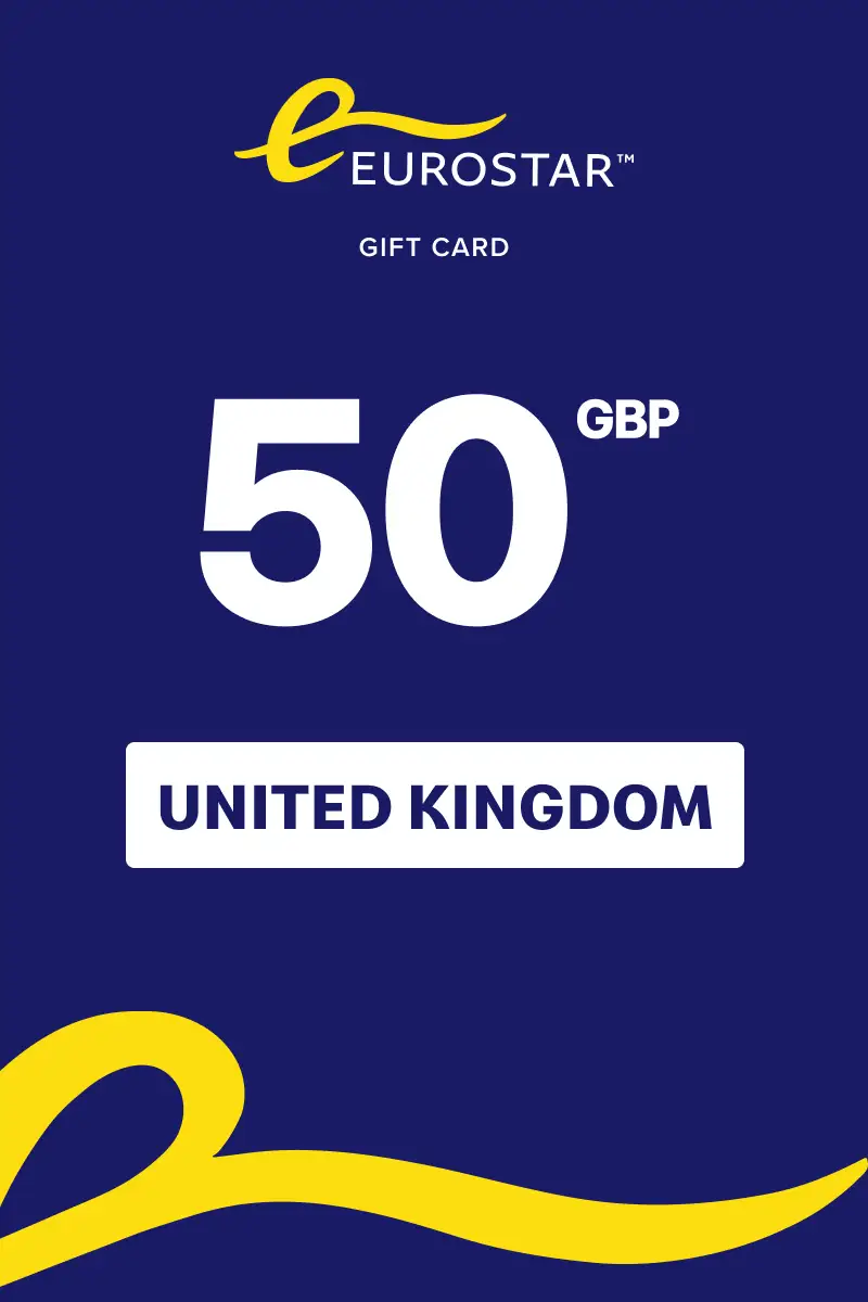 Eurostar 50 GBP Gift Card (United Kingdom) - Digital Key