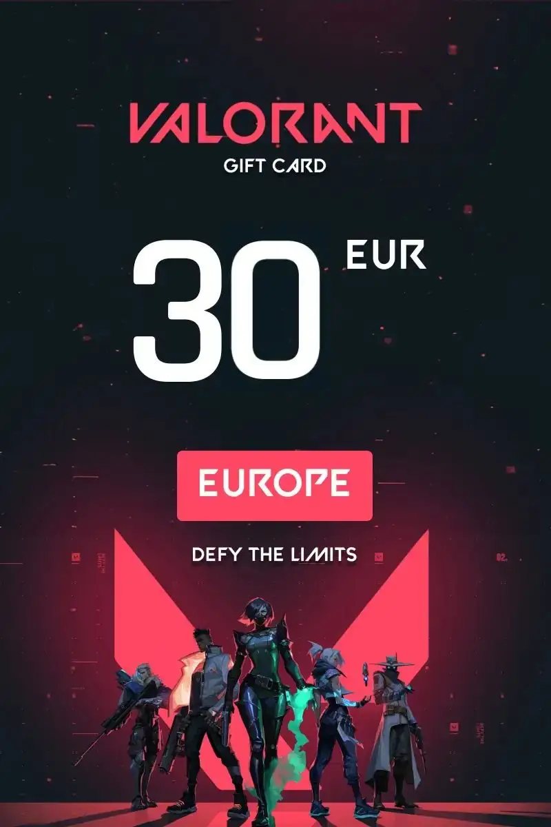 Valorant 30 EUR Gift Card (Europe) - Digital Key