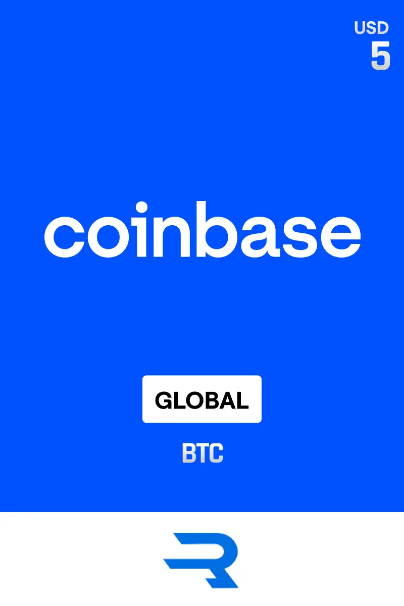 Rewarble Coinbase (BTC) 5 USD Gift Card (Global) - Rewarble - Digital Key