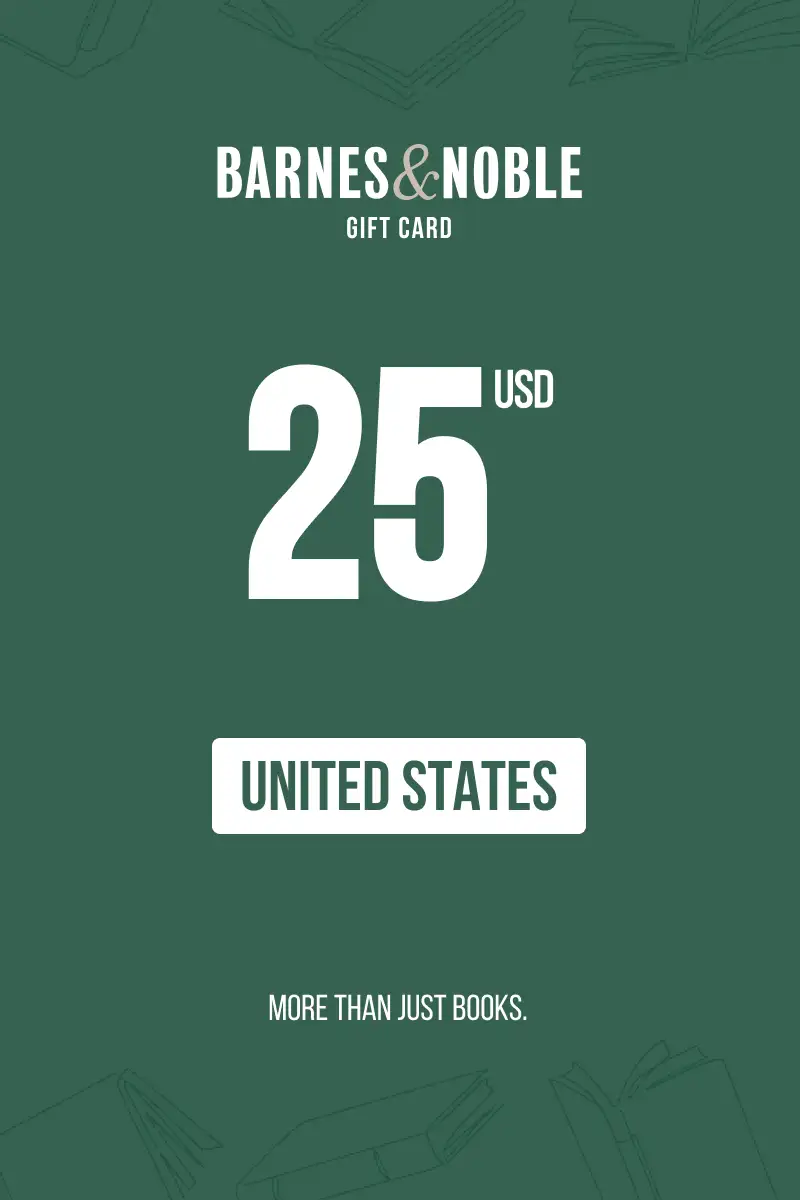 Barnes and Noble 25 USD Gift Card (United States) - Digital Key
