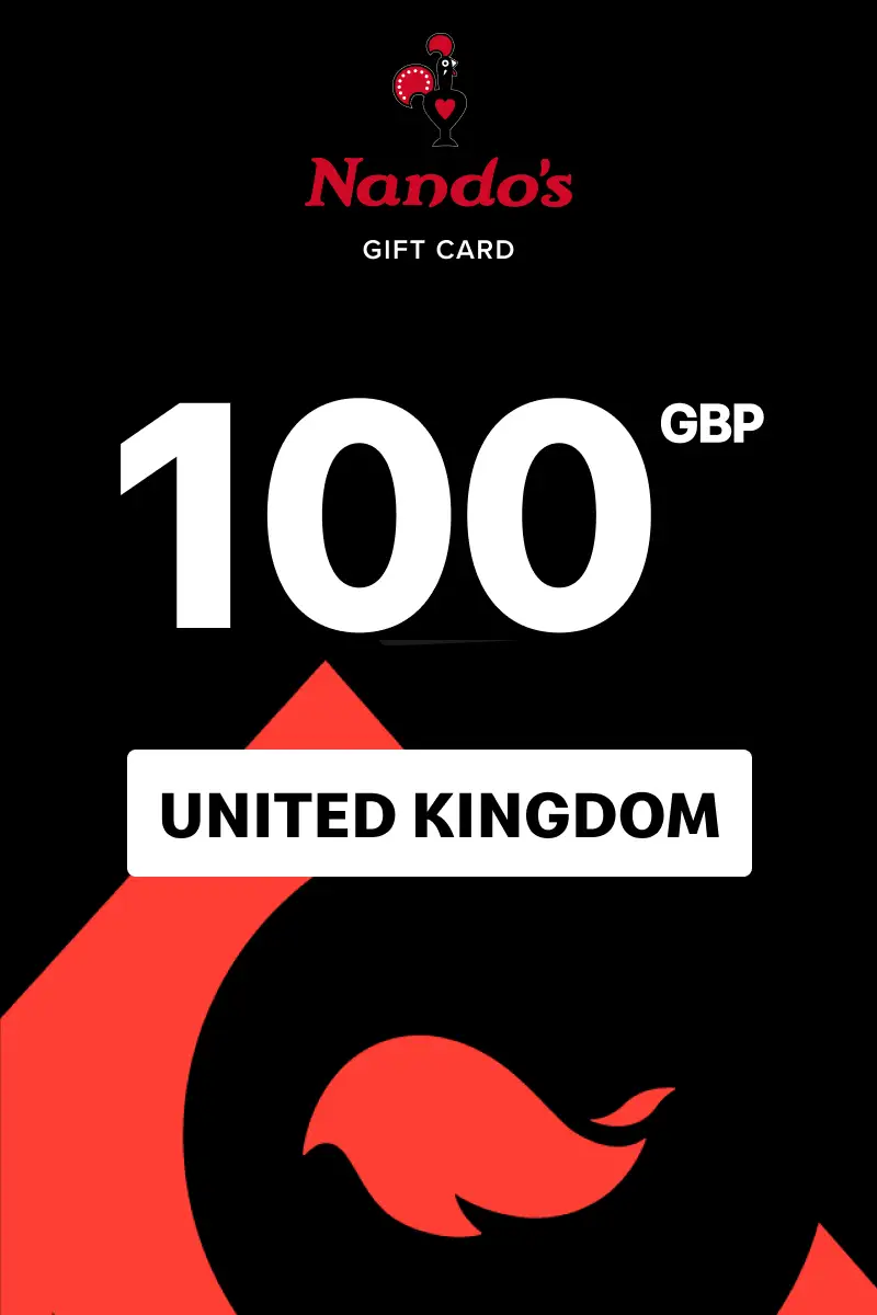 Nando's 100 GBP Gift Card (United Kingdom) - Digital Key