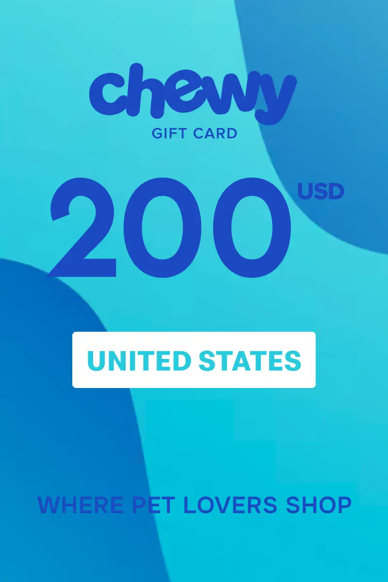 Chewy 200 USD Gift Card (United States) - Digital Key