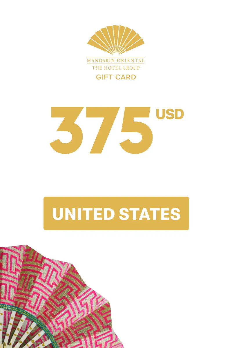 Mandarin Oriental Hotel Group 375 USD Gift Card (United States) - Digital Key