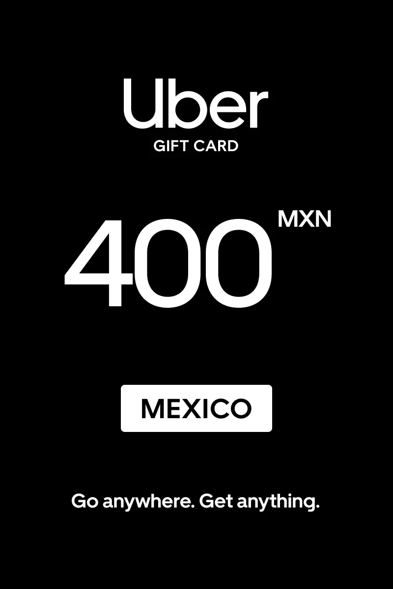 Uber 400 MXN Gift Card (Mexico) - Digital Key