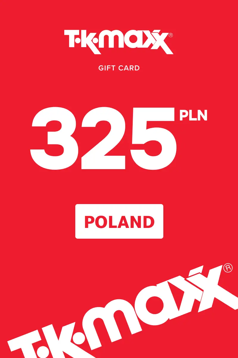 TK Maxx 325 PLN Gift Card (Poland) - Digital Key