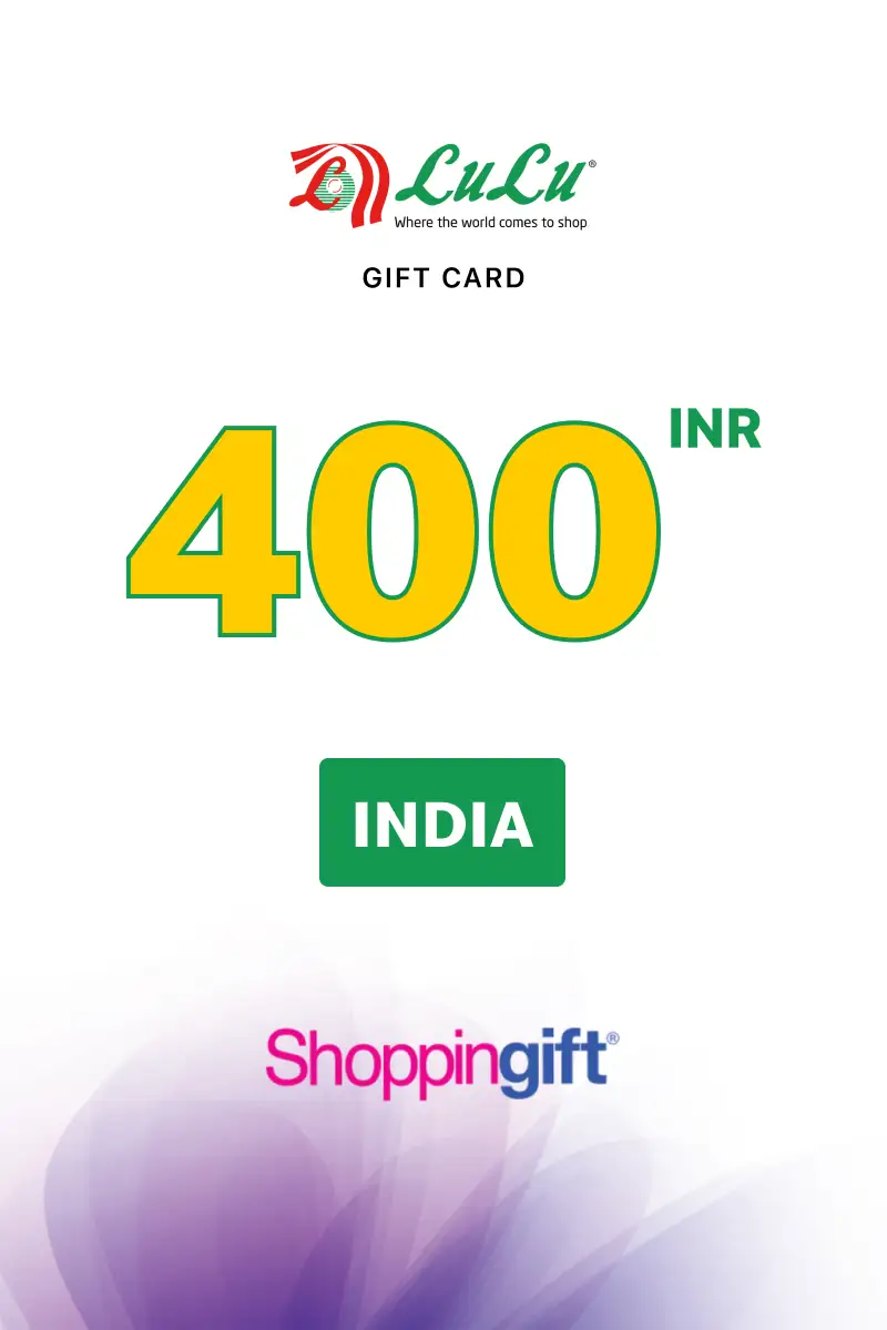 Lulu Hypermarket 400 INR Gift Card (India) - Digital Key