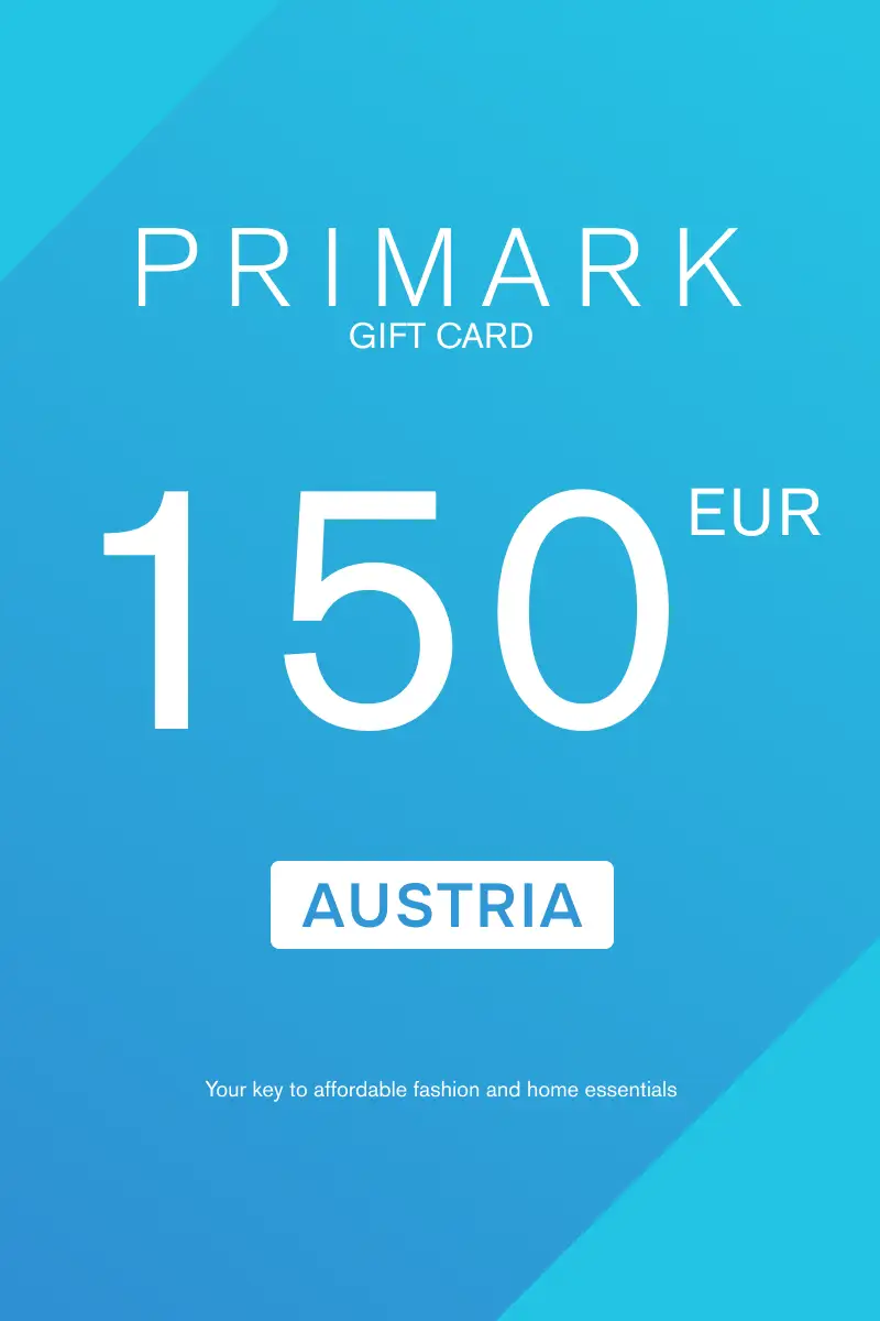 Primark 150 EUR Gift Card (Austria) - Digital Key