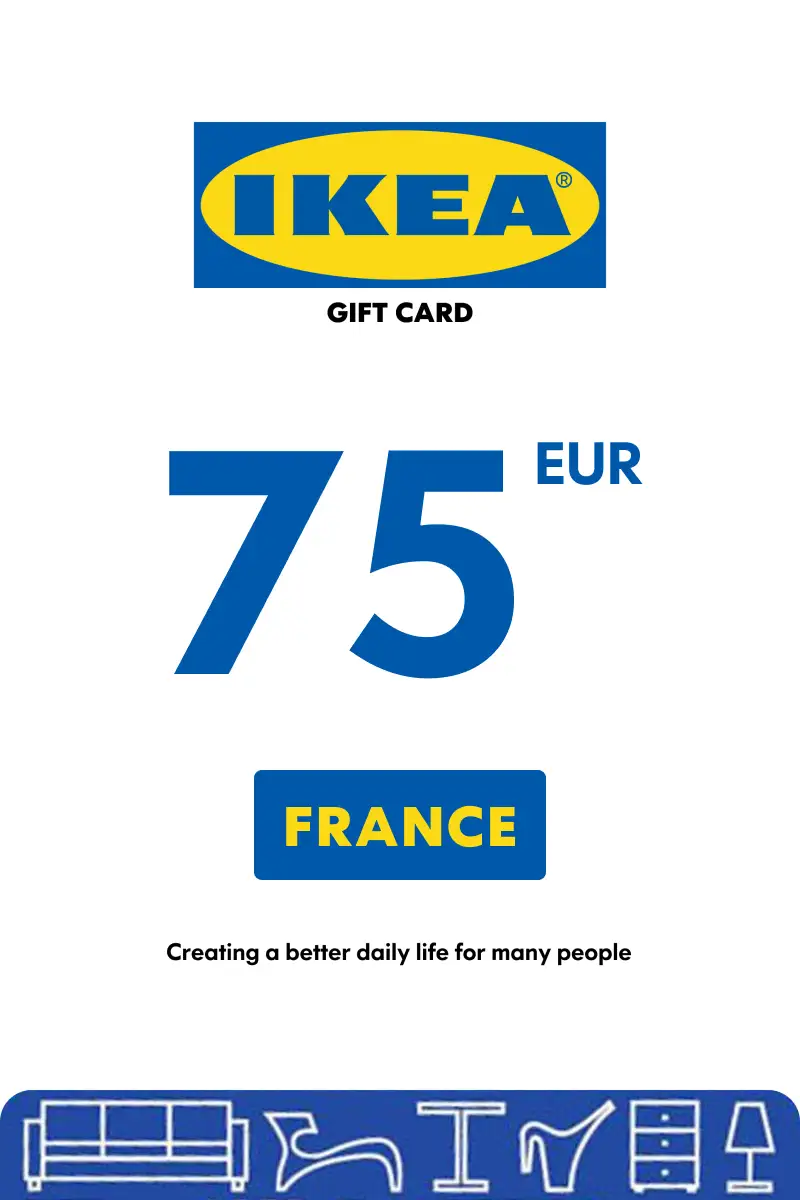 IKEA 75 EUR Gift Card (France) - Digital Key