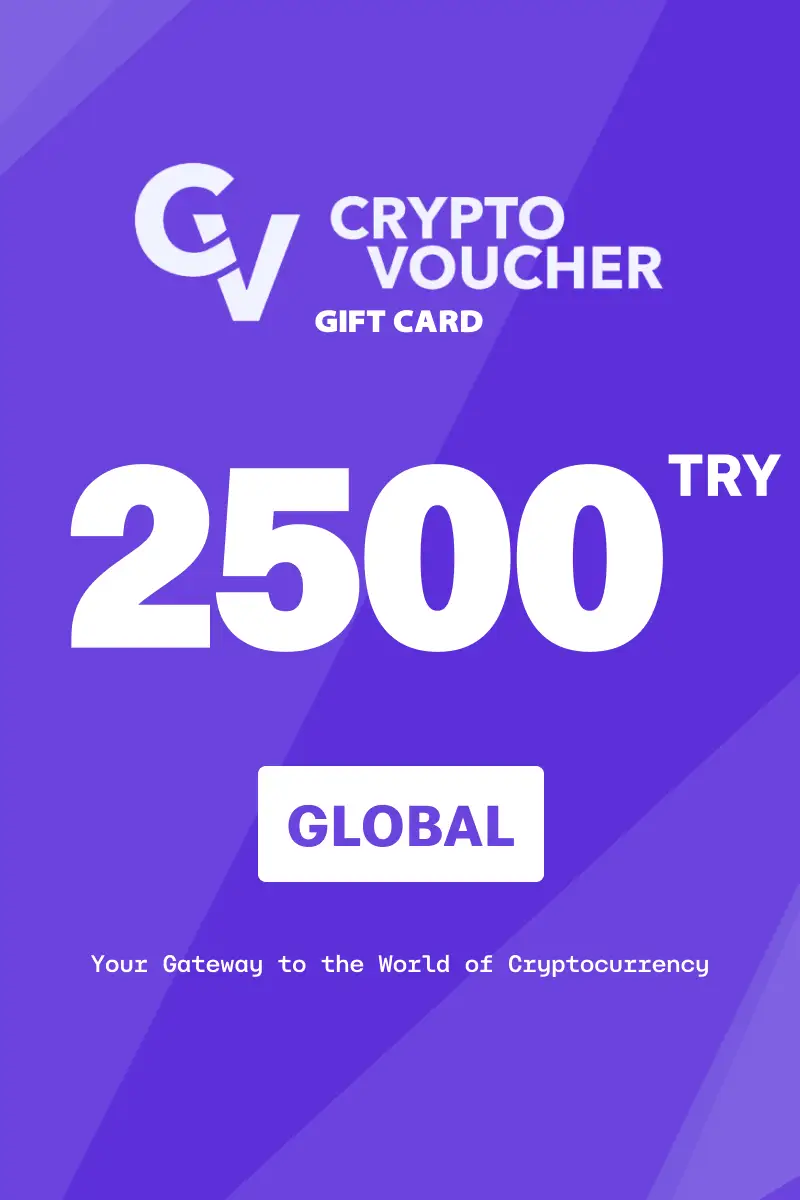Crypto Voucher 2500 TRY Gift Card (Global) - Digital Key