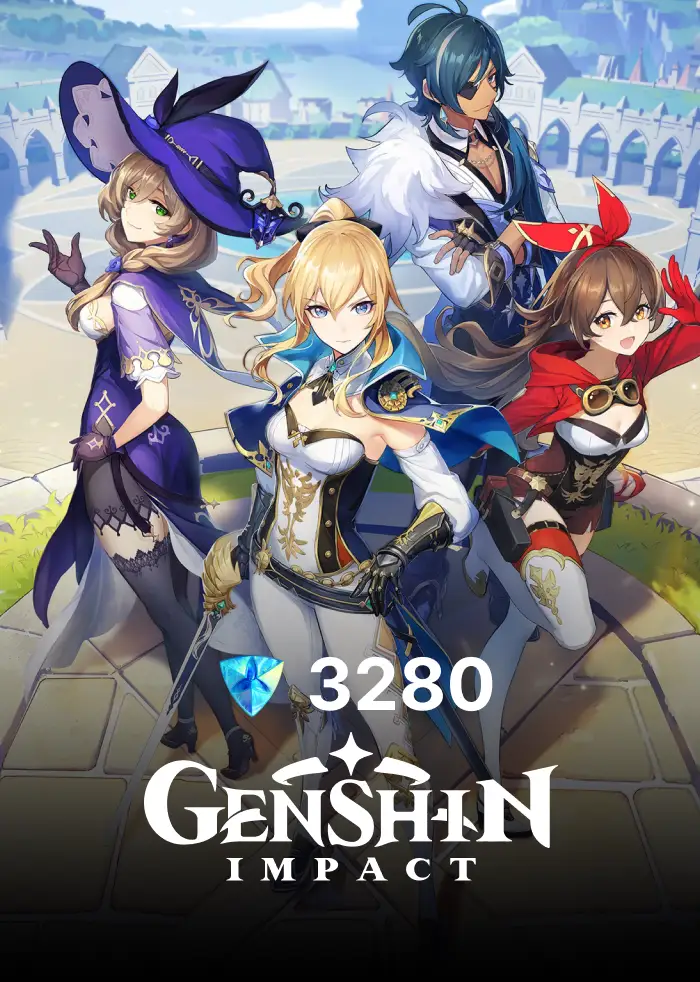 Top Up Genshin Impact: 3280 Genesis Crystals