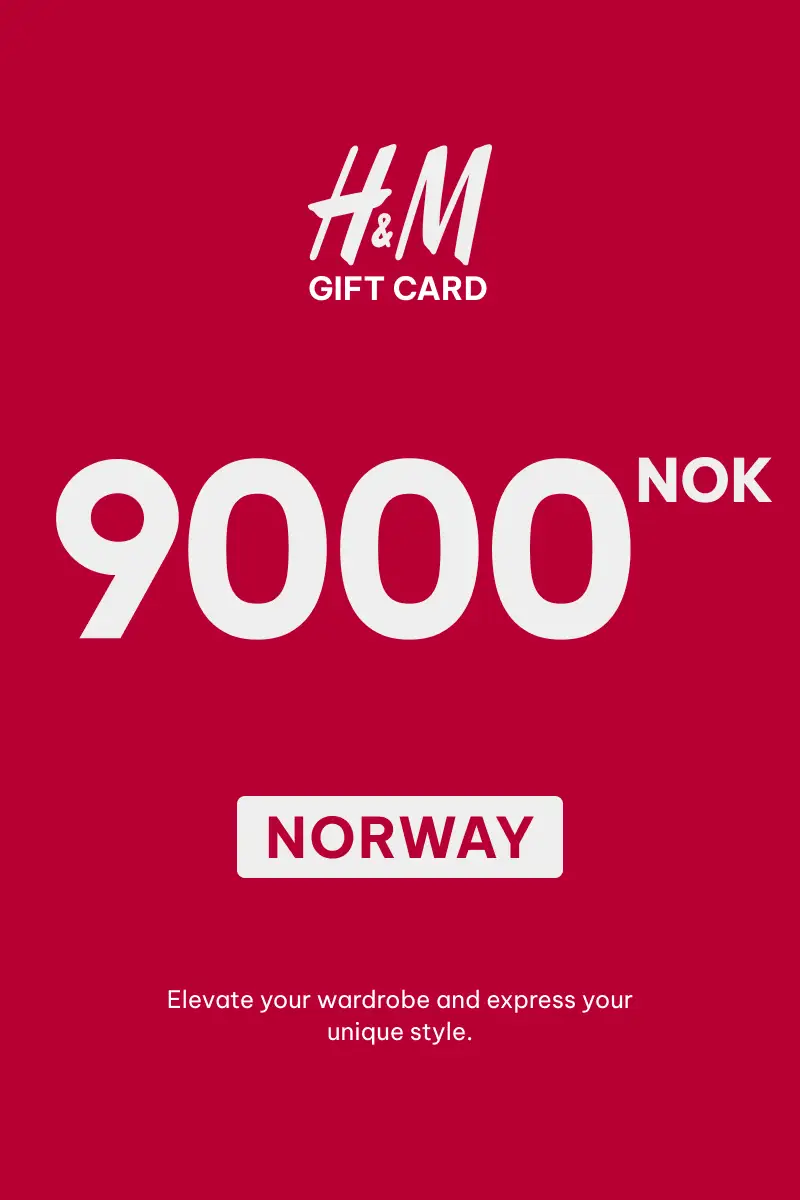 HandM 9000 NOK Gift Card (Norway) - Digital Key