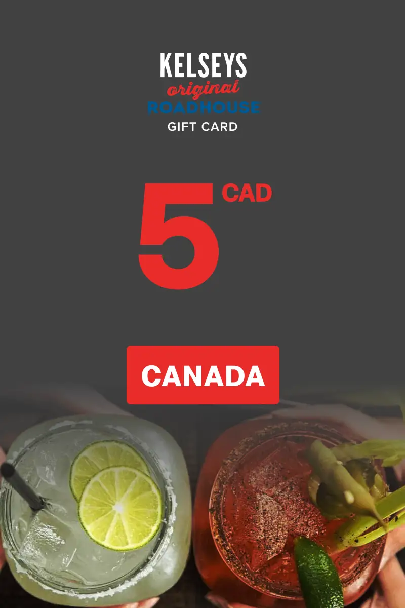 Kelsey's 5 CAD Gift Card (Canada) - Digital Key