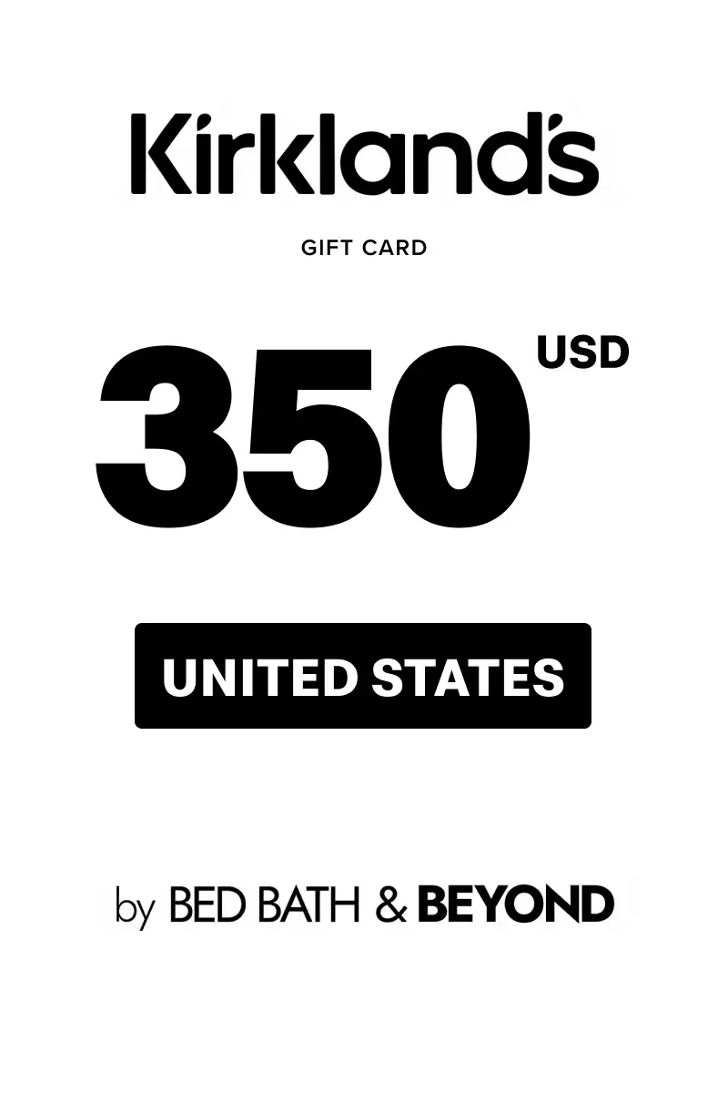 Kirkland's 350 USD Gift Card (United States) - Digital Key