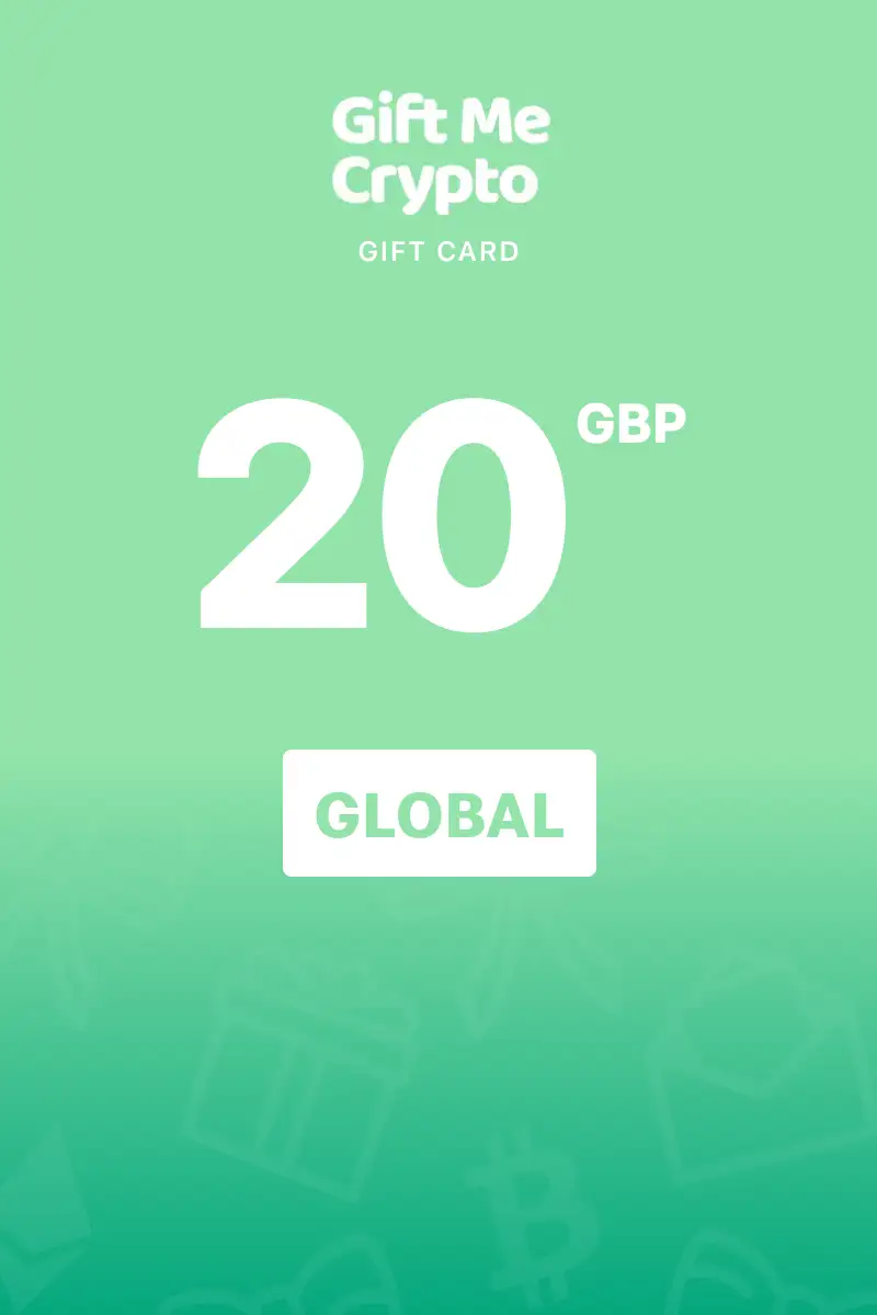 Gift Me Crypto 20 GBP Gift Card (Global) - Digital Key