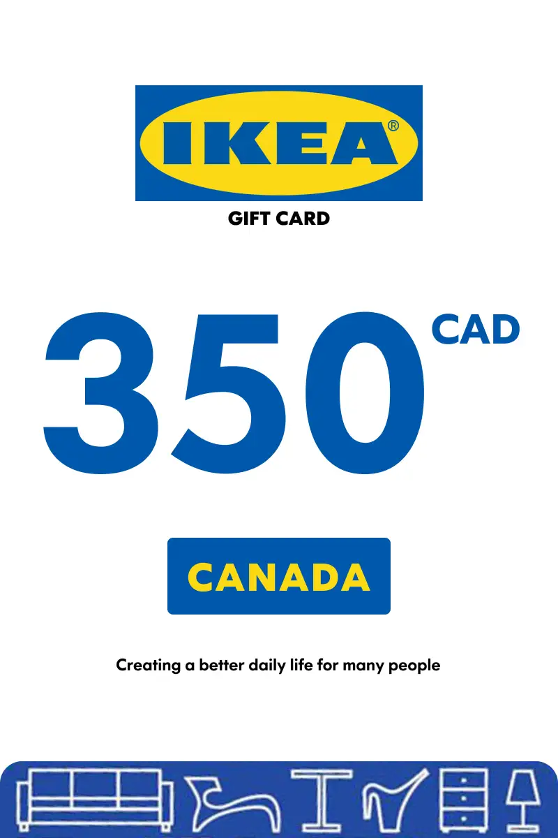 IKEA 350 CAD Gift Card (Canada) - Digital Key