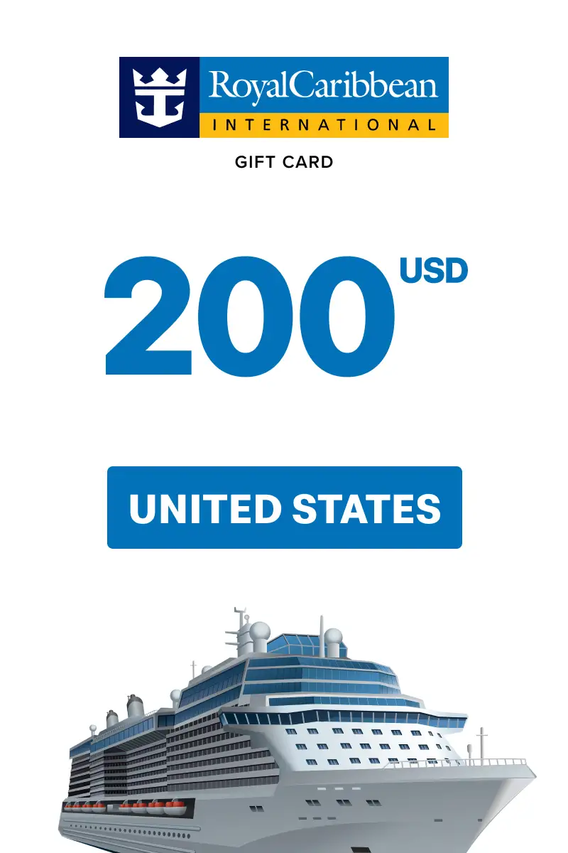 Royal Caribbean Cruises 200 USD Gift Card (United States) - Digital Key