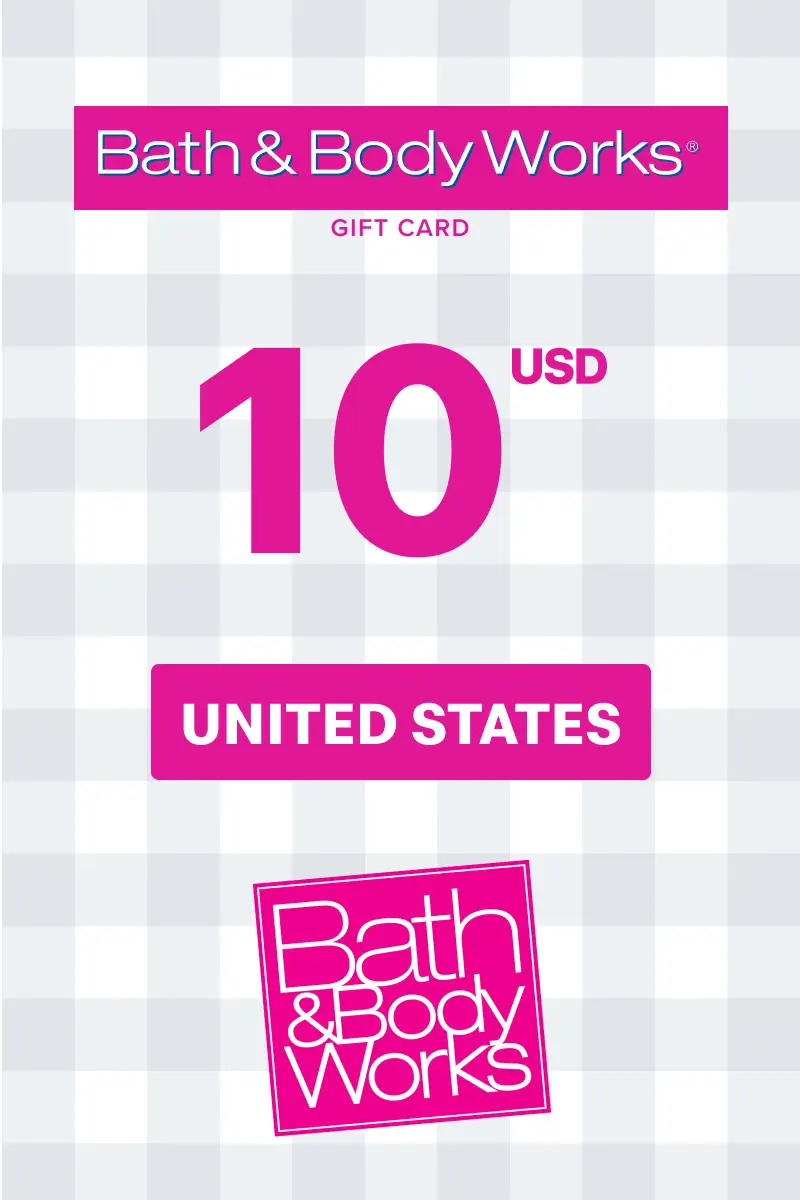 Bath and Body Works 10 USD Gift Card (United States) - Digital Key