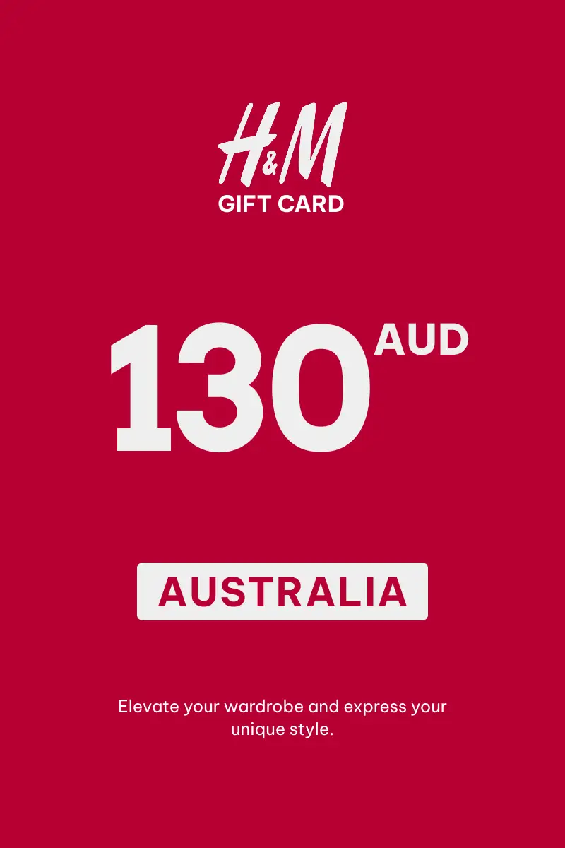 HandM 130 AUD Gift Card (Australia) - Digital Key