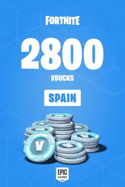 Fortnite - 2800 V-Bucks Card (Spain) - Digital Key