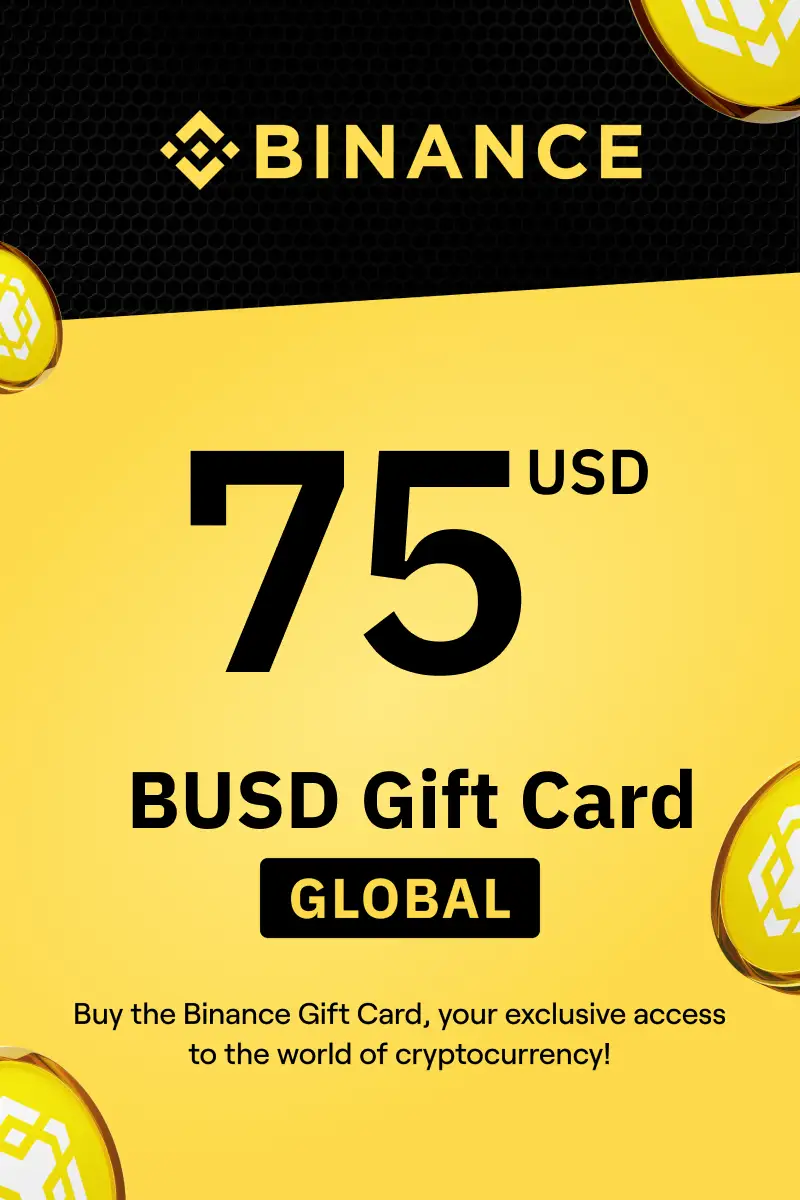 Binance (BUSD) 75 USD Gift Card (Global) - Digital Key