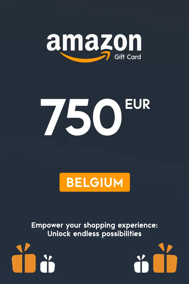 Amazon 750 EUR Gift Card (Belgium) - Digital Key