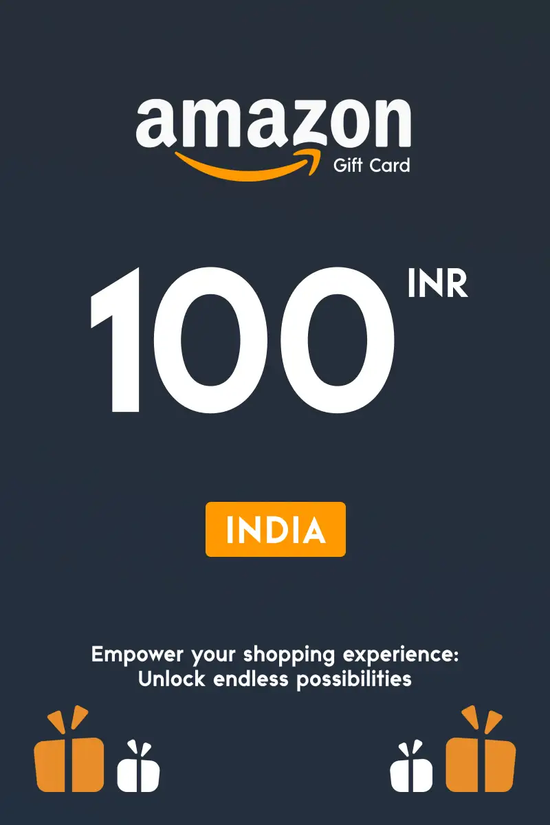 Amazon 100 INR Gift Card (India) - Digital Key