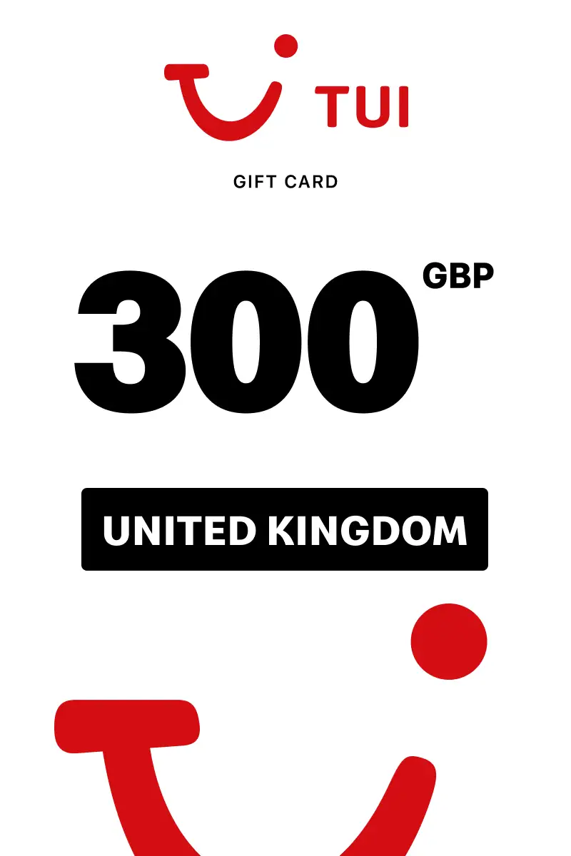 TUI Travel 300 GBP Gift Card (United Kingdom) - Digital Key
