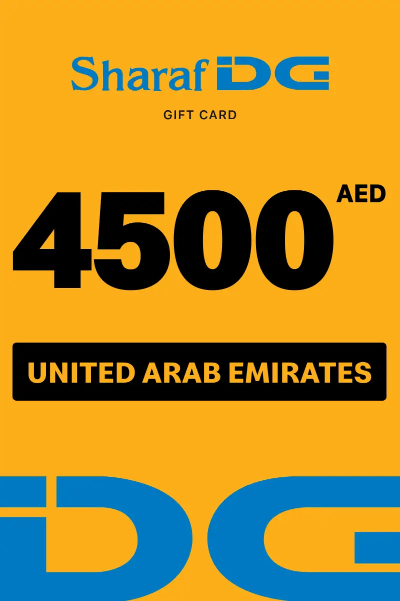 Sharaf DG 4500 AED Gift Card (United Arab Emirates) - Digital Key