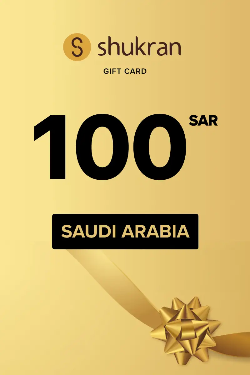 Shukran 100 SAR Gift Card (Saudi Arabia) - Digital Key