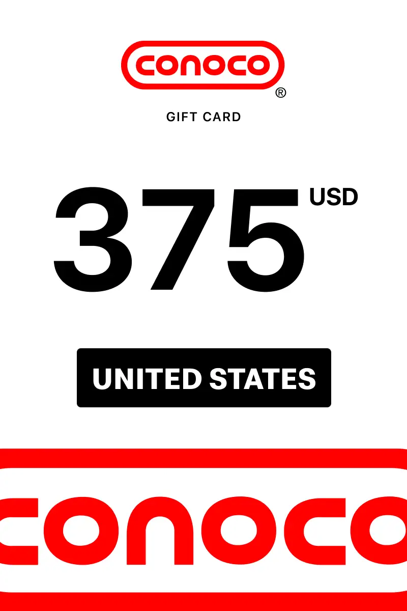 Conoco 375 USD Gift Card (United States) - Digital Key