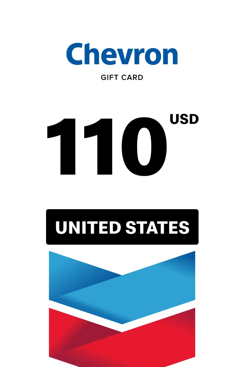 Chevron 110 USD Gift Card (United States) - Digital Key