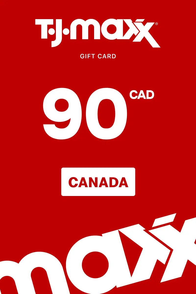 TJX 90 CAD Gift Card (Canada) - Digital Key