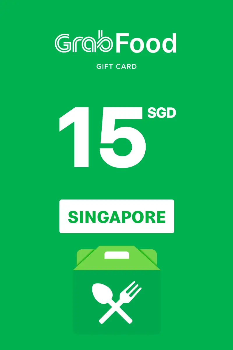 Grab Food 15 SGD Gift Card (Singapore) - Digital Key