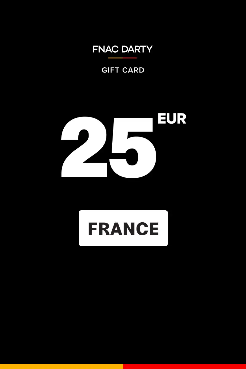 Fnac Darty 25 EUR Gift Card (France) - Digital Key